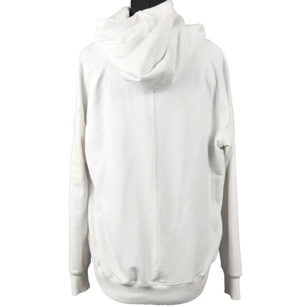 INDYEVA Timea II White Hooded Tunic Pullover Sweatshirt Women's L/G - Picture 2 of 8